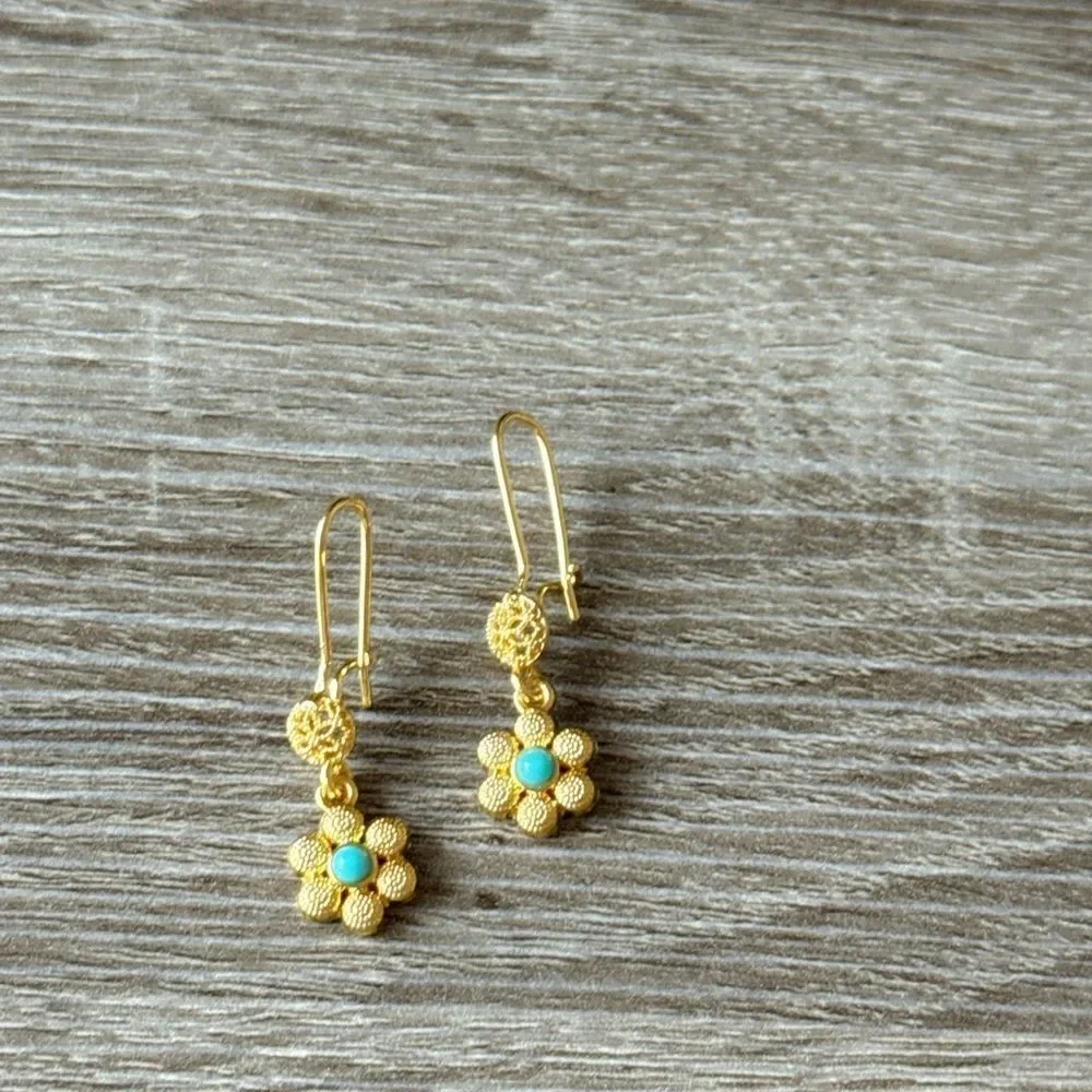 Flower earrings N719